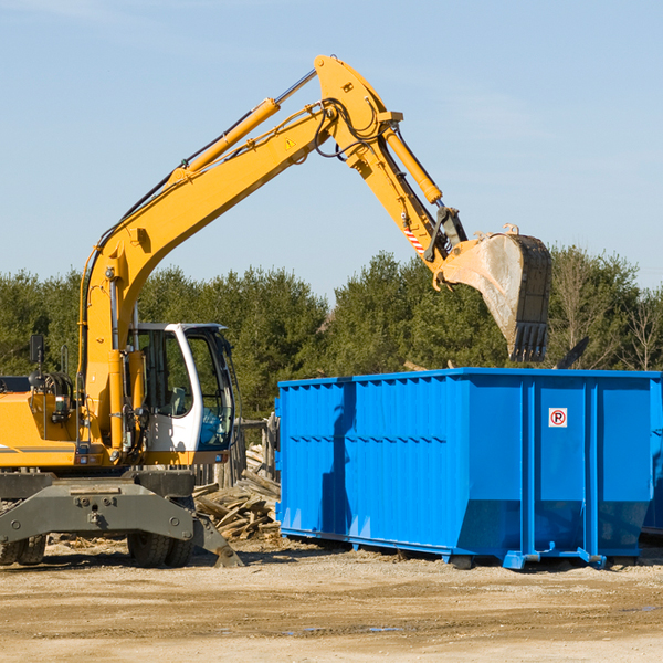 are there any restrictions on where a residential dumpster can be placed in Heathsville